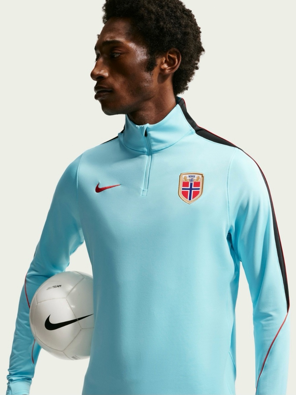 Nike Norway World Cup Dri Fit half zip, 2026, Norge, brand new. Size large